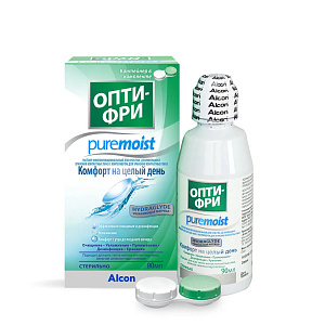 Раствор для контактных линз Opti-Free Pure Moist, 90 мл